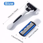 ১৮ টি রেজার হেডসহ  — ১ বছরের শেভিং সমাধান! ১টি শক্তপোক্ত হ্যান্ডেলসহ  — প্রতিটি হেডে ৬ টি করে অসাধারণ ধারালো ব্লেড - Image 3